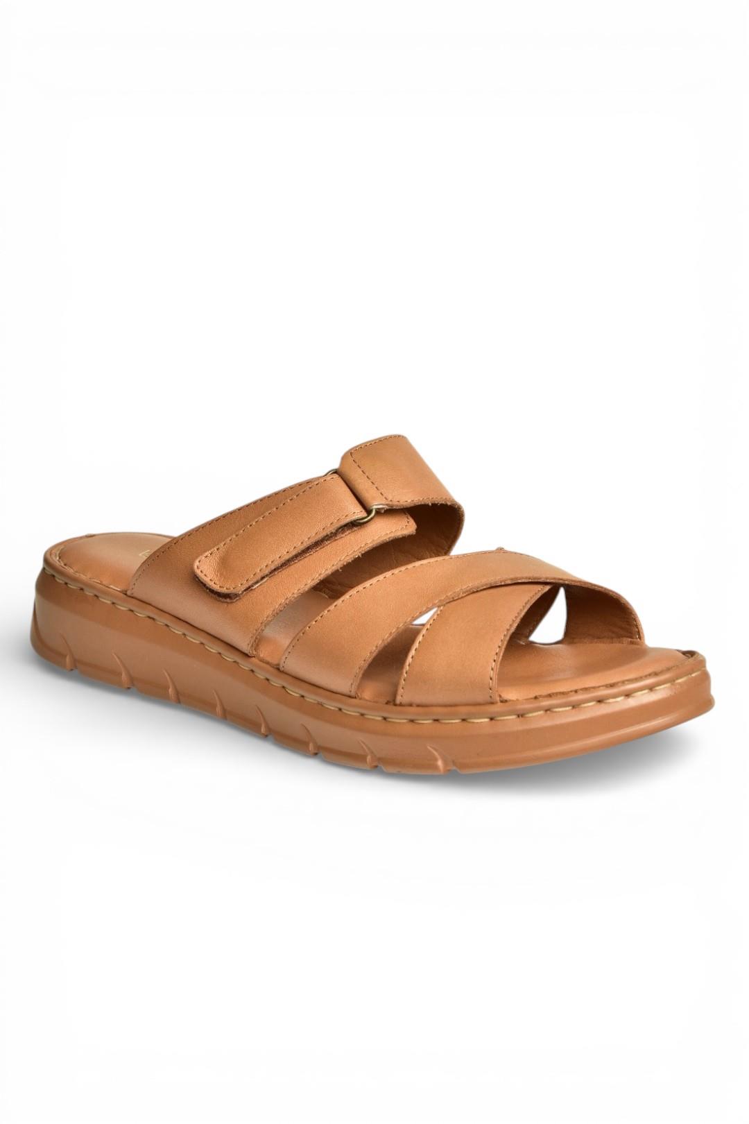 Y555532503 Taba Hakiki Deri Kadın Terlik