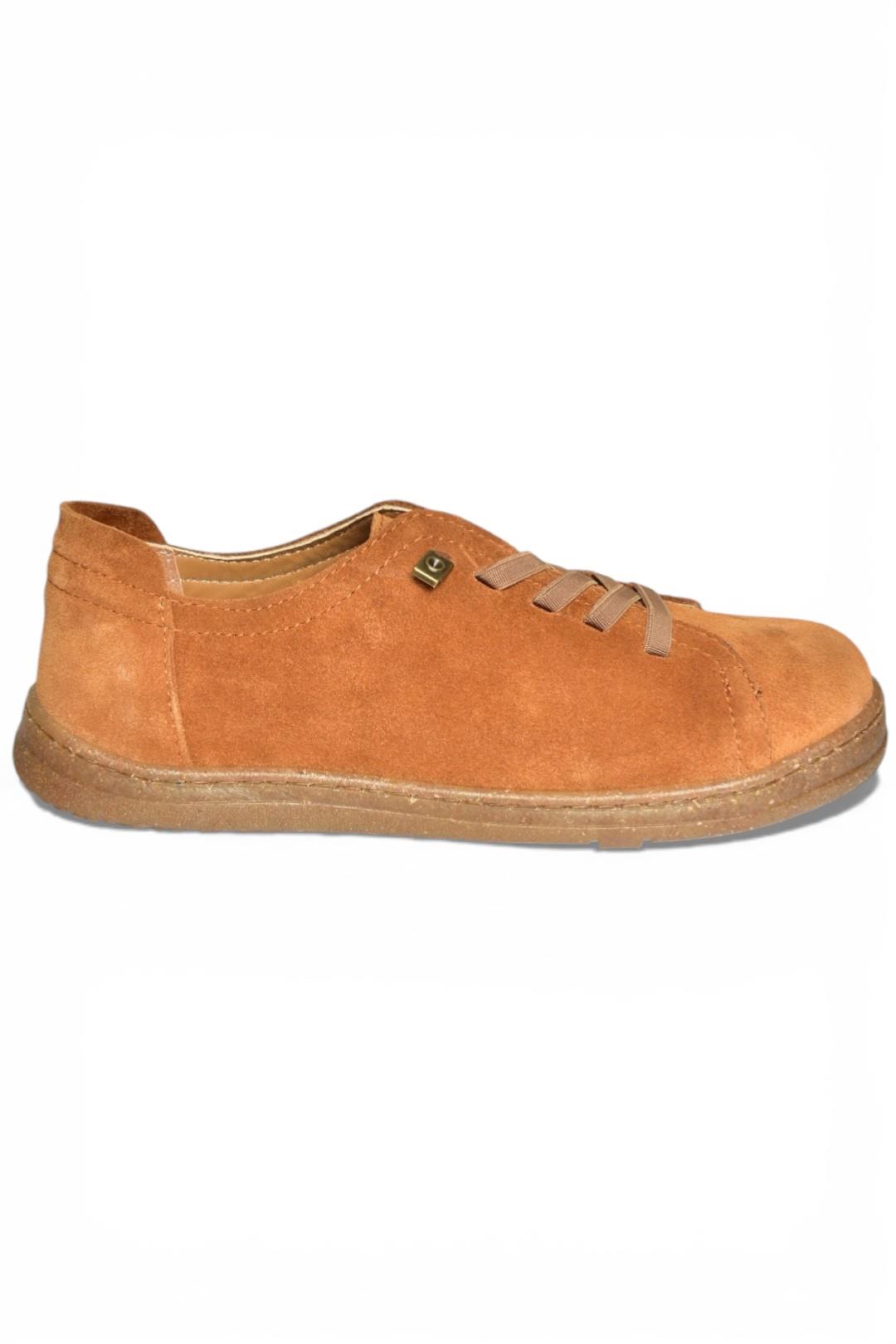 Y999364002 Taba Hakiki Deri Süet Kadın Spor Ayakkabı Sneakers
