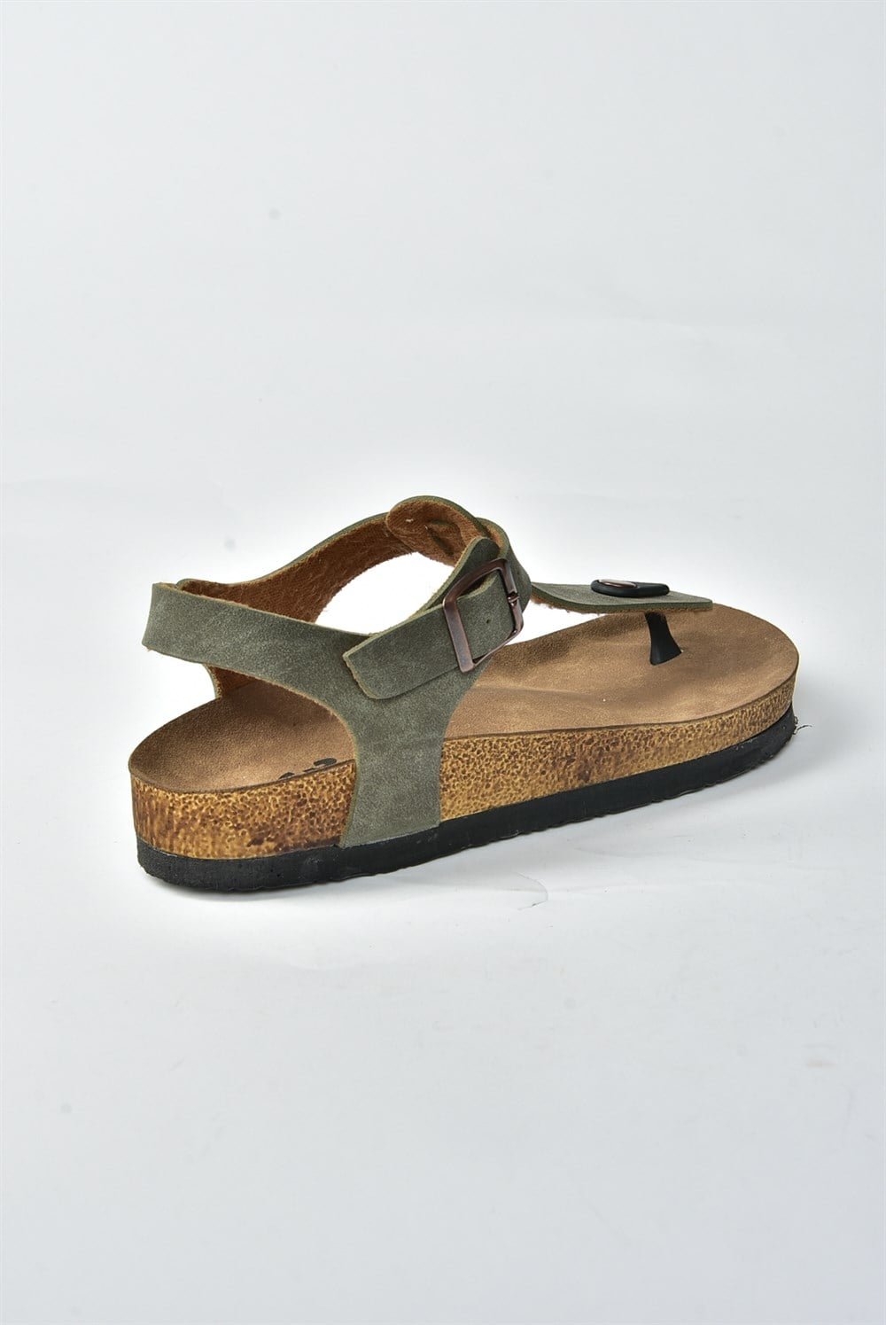 Yeşil Süet Kadın Sandalet B777805002