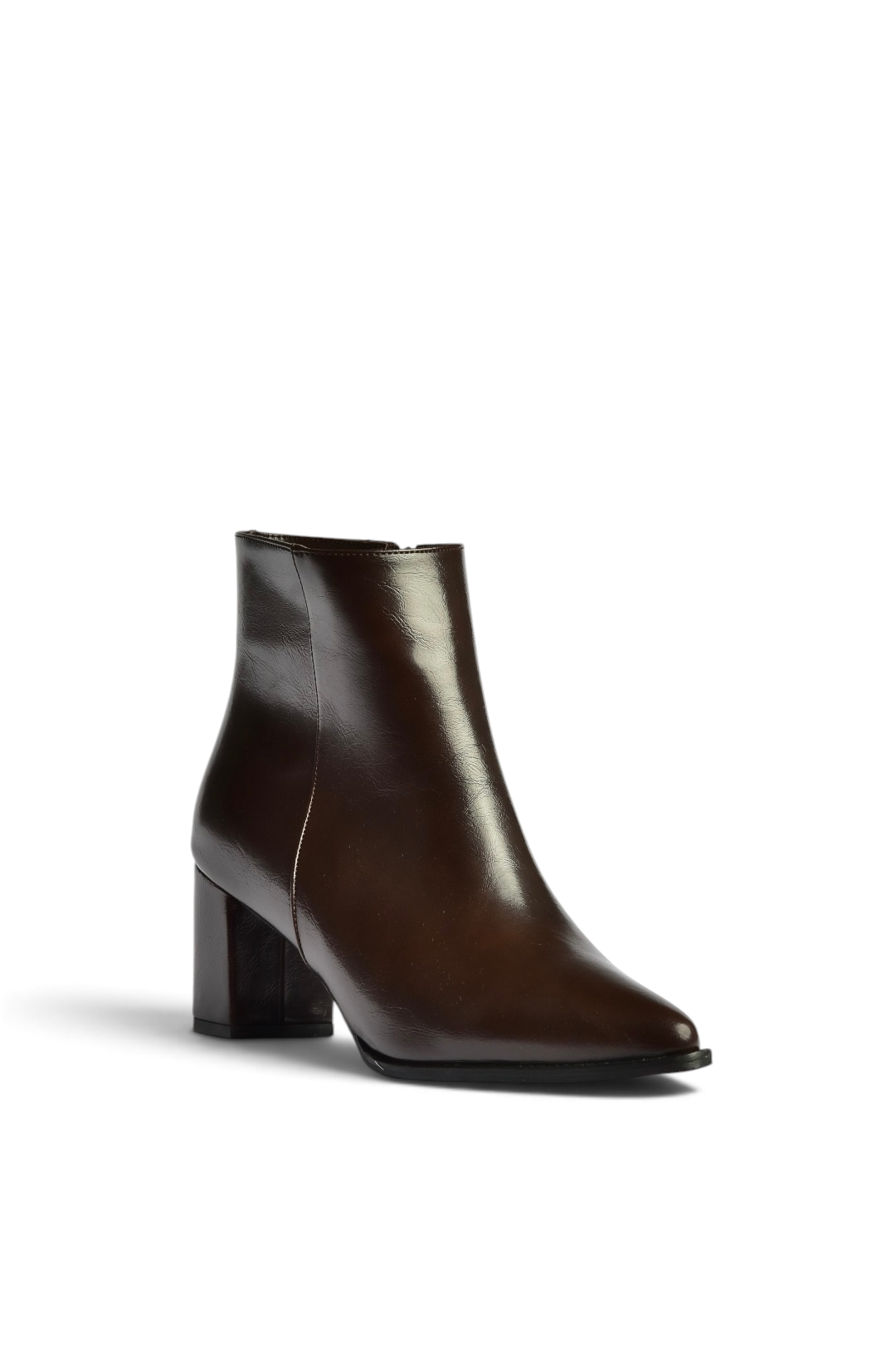 Z480052960 Kahverengi Rustik Kalın Topuklu Klasik Kadın Bot