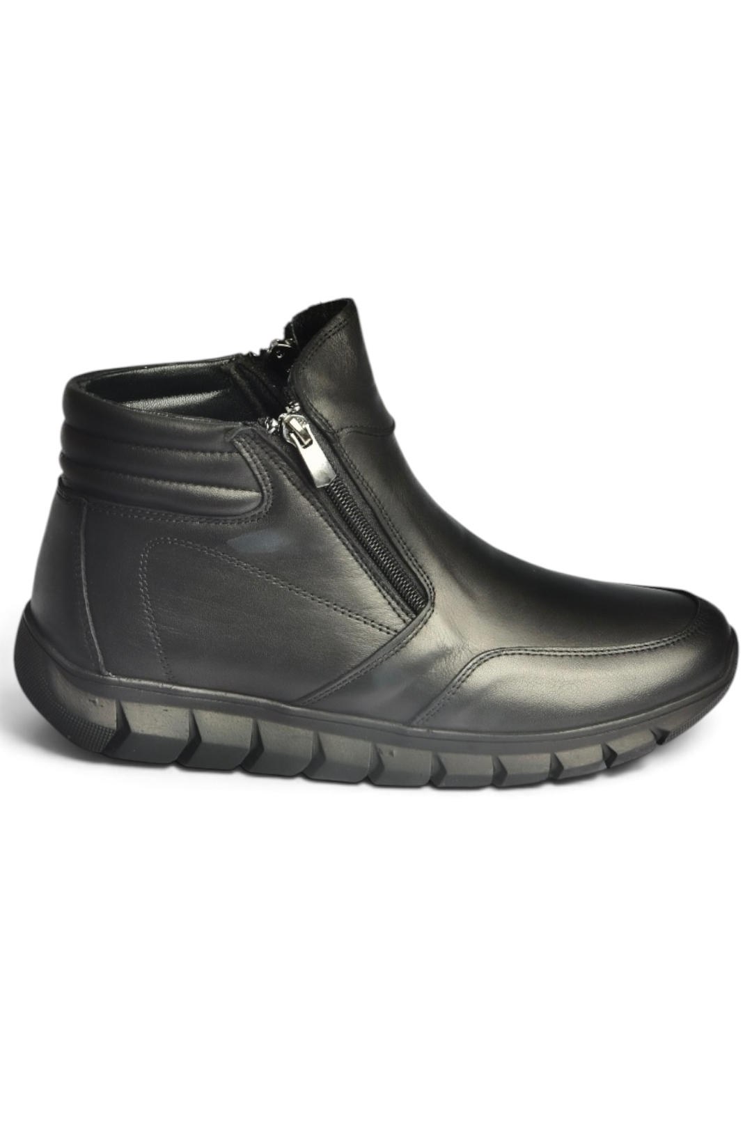 Z555360803 Siyah Hakiki Derİ Comfort Ortopedik Taban Kadın Bot