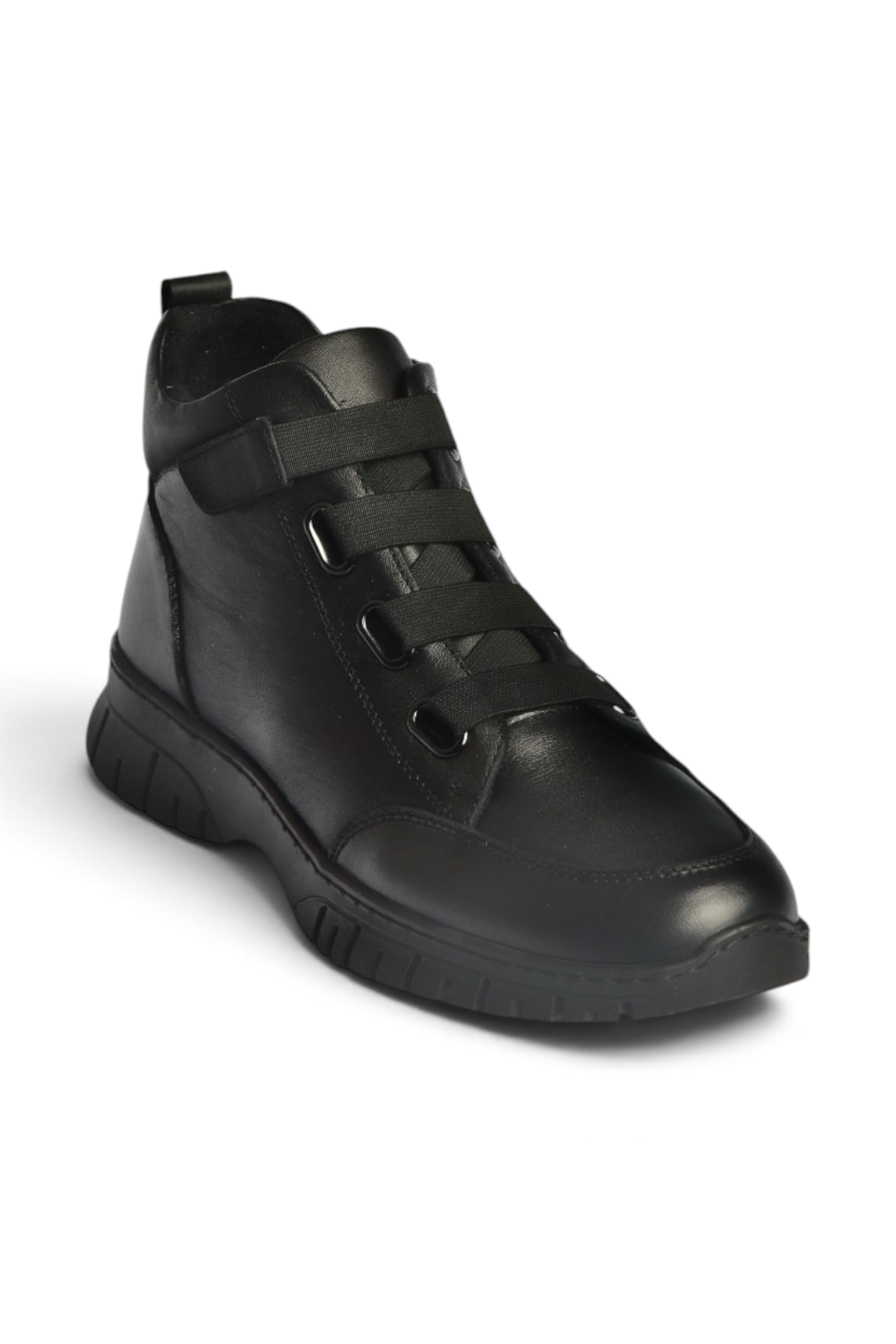 Z555560903 Siyah Hakiki Derİ Comfort Ortopedik Taban Kadın Bot