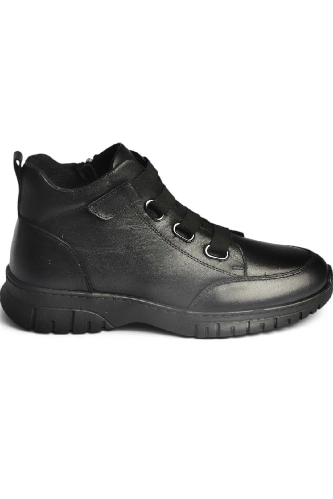 Z555560903 Siyah Hakiki Derİ Comfort Ortopedik Taban Kadın Bot