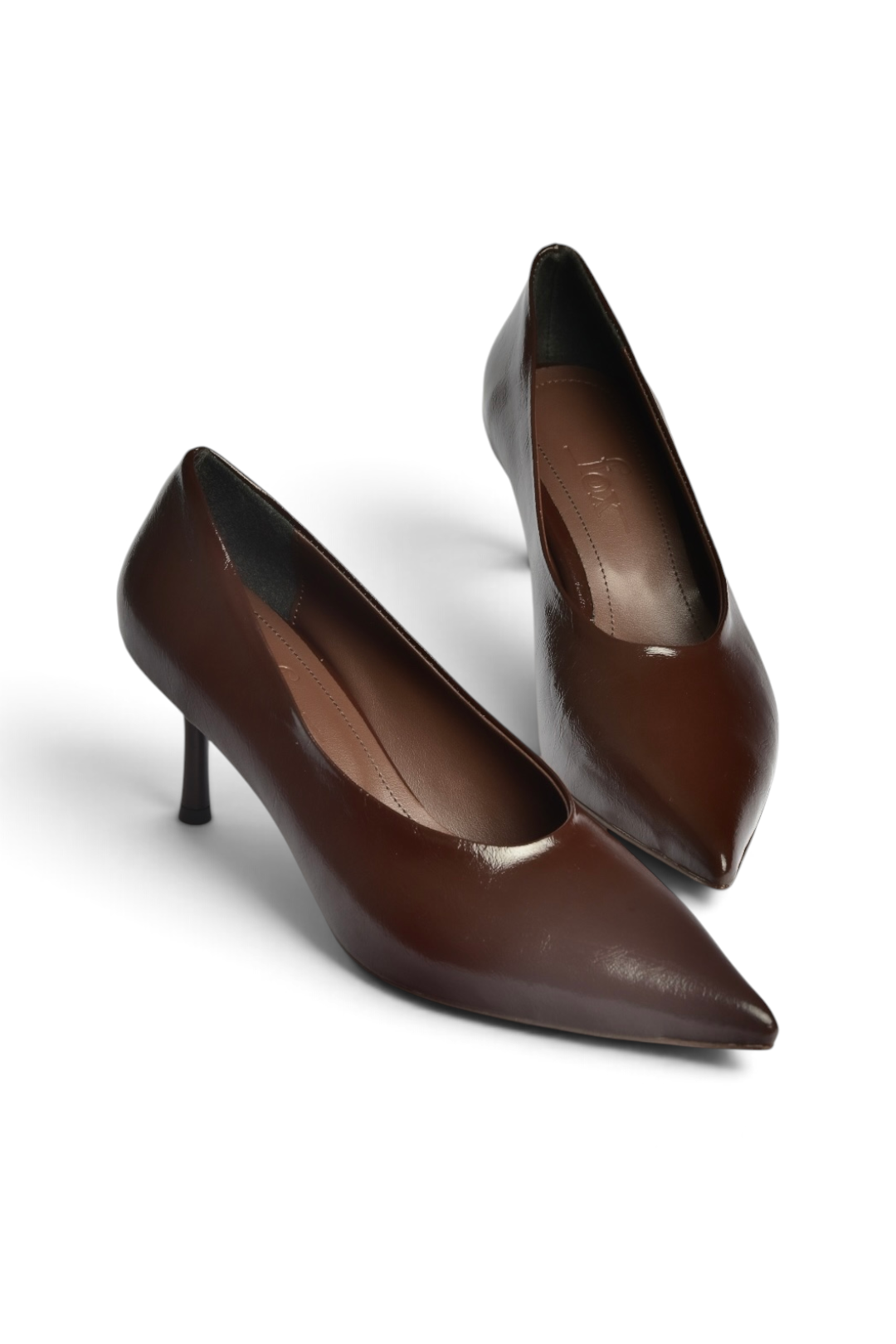 Z676026060 Kahverengi Rustik İnce Topuklu Kadın Stiletto Ayakkabı