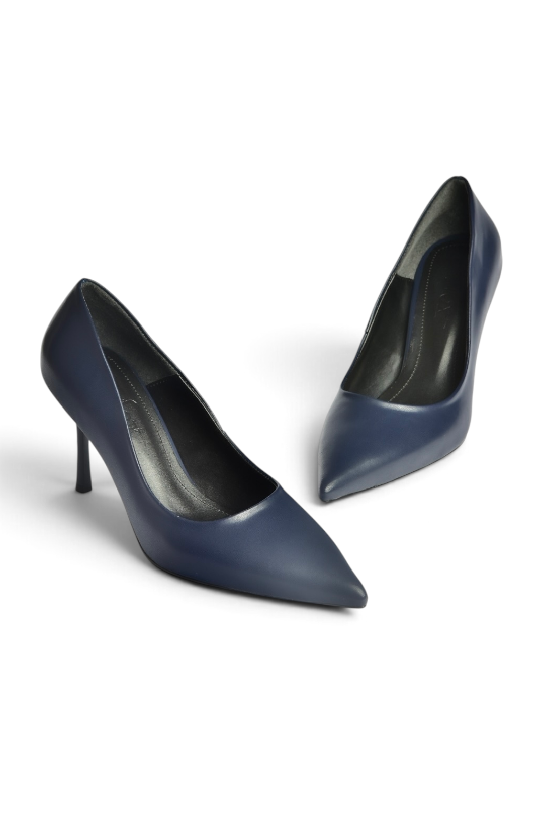 Z676050009 Lacivert İnce Topuklu Kadın Stiletto Ayakkabı