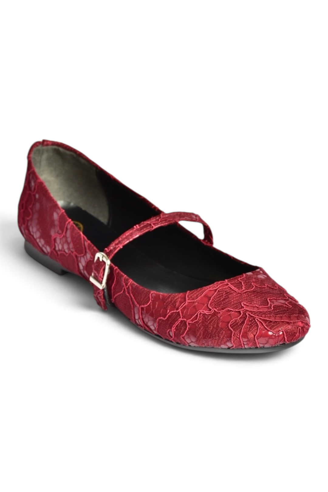 Z726232704 Bordo Kumaş Bantlı Kadın Babet