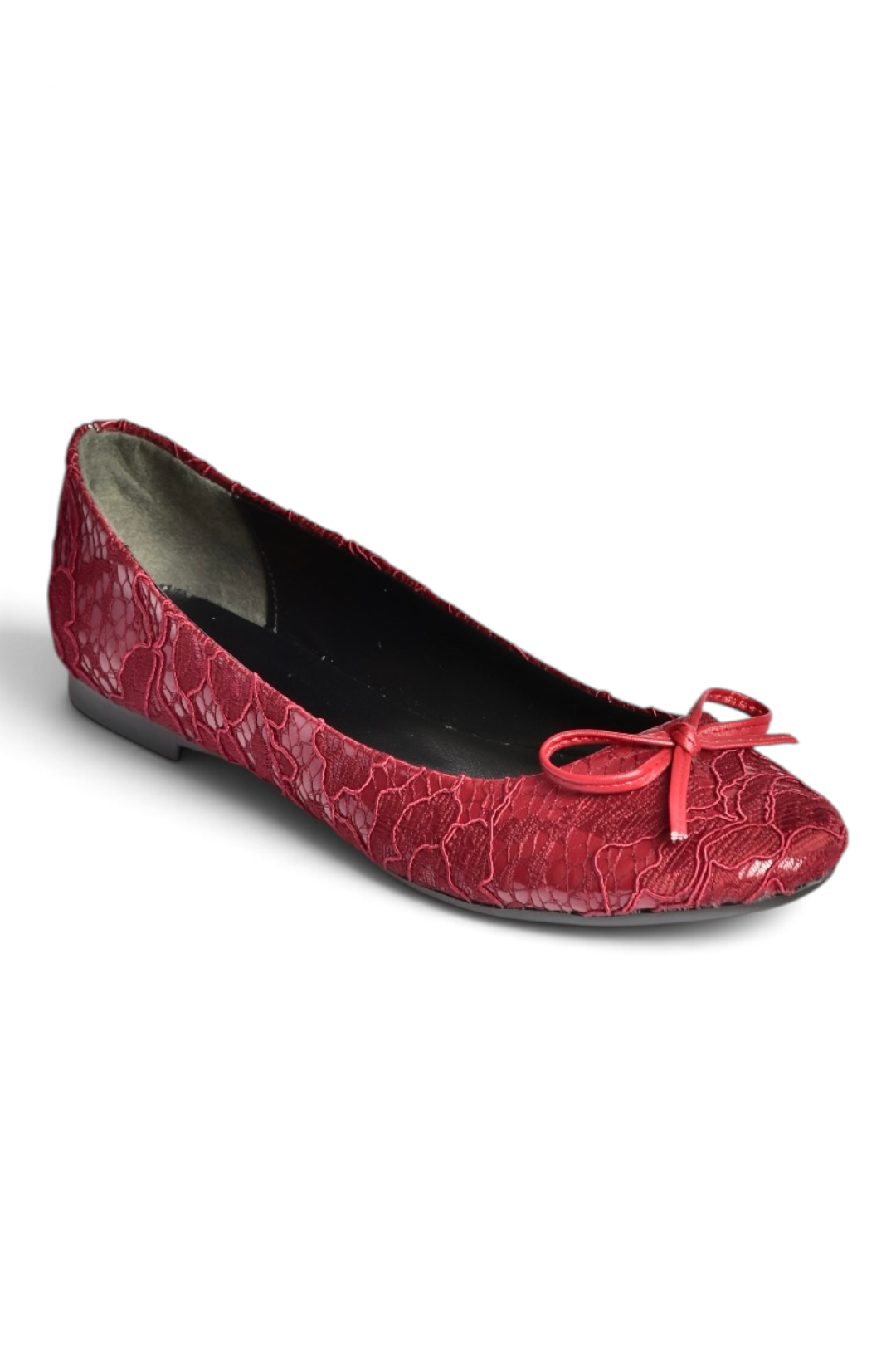 Z726243404 Bordo Kumaş Kadın Babet