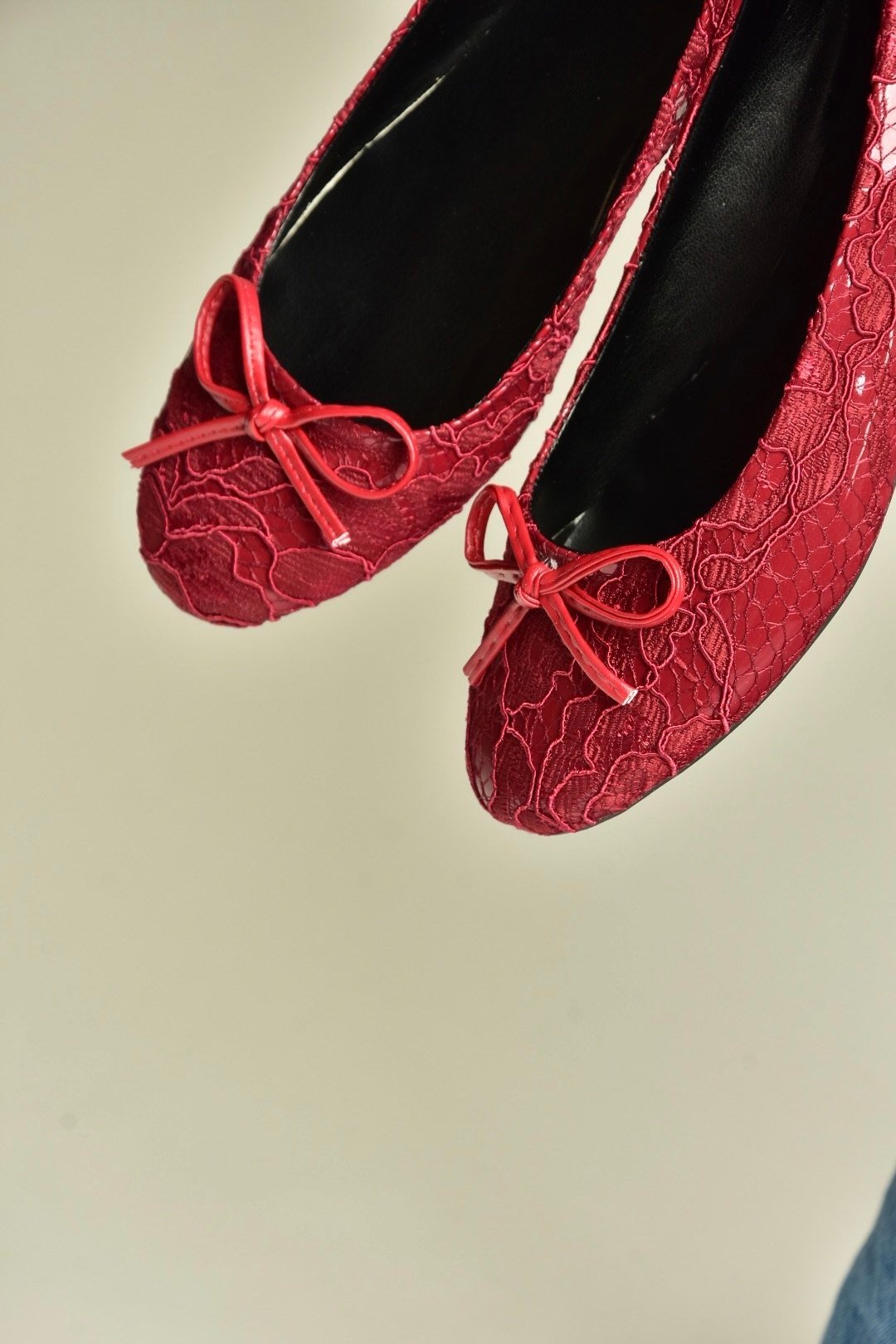 Z726243404 Bordo Kumaş Kadın Babet