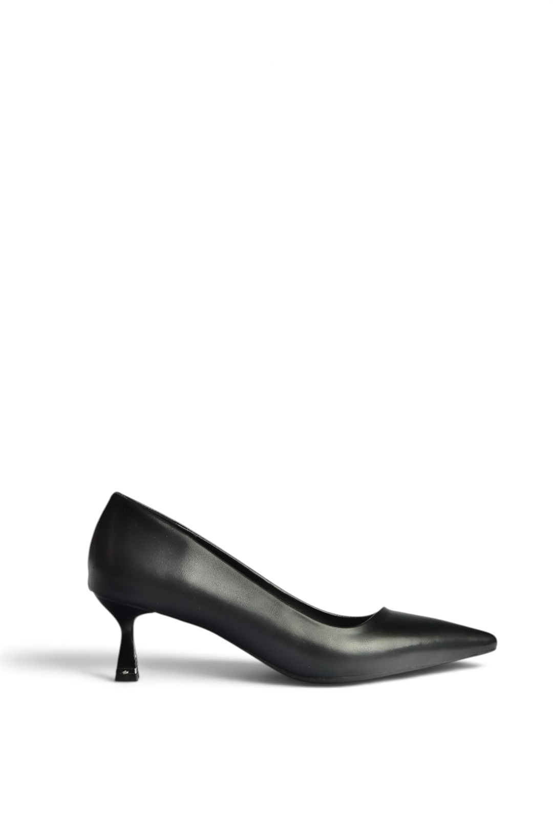 Z820592109 Siyah Alçak Topuklu Kadın Stiletto Ayakkabı