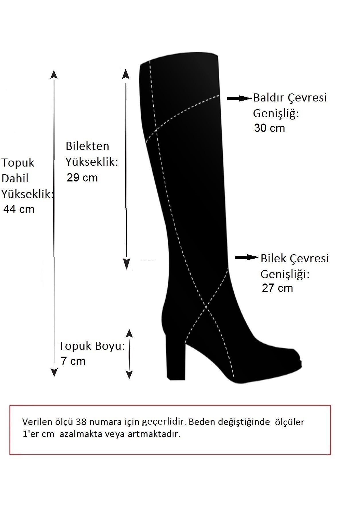 Z920800709 Siyah İnce Topuklu Kadın Çizme
