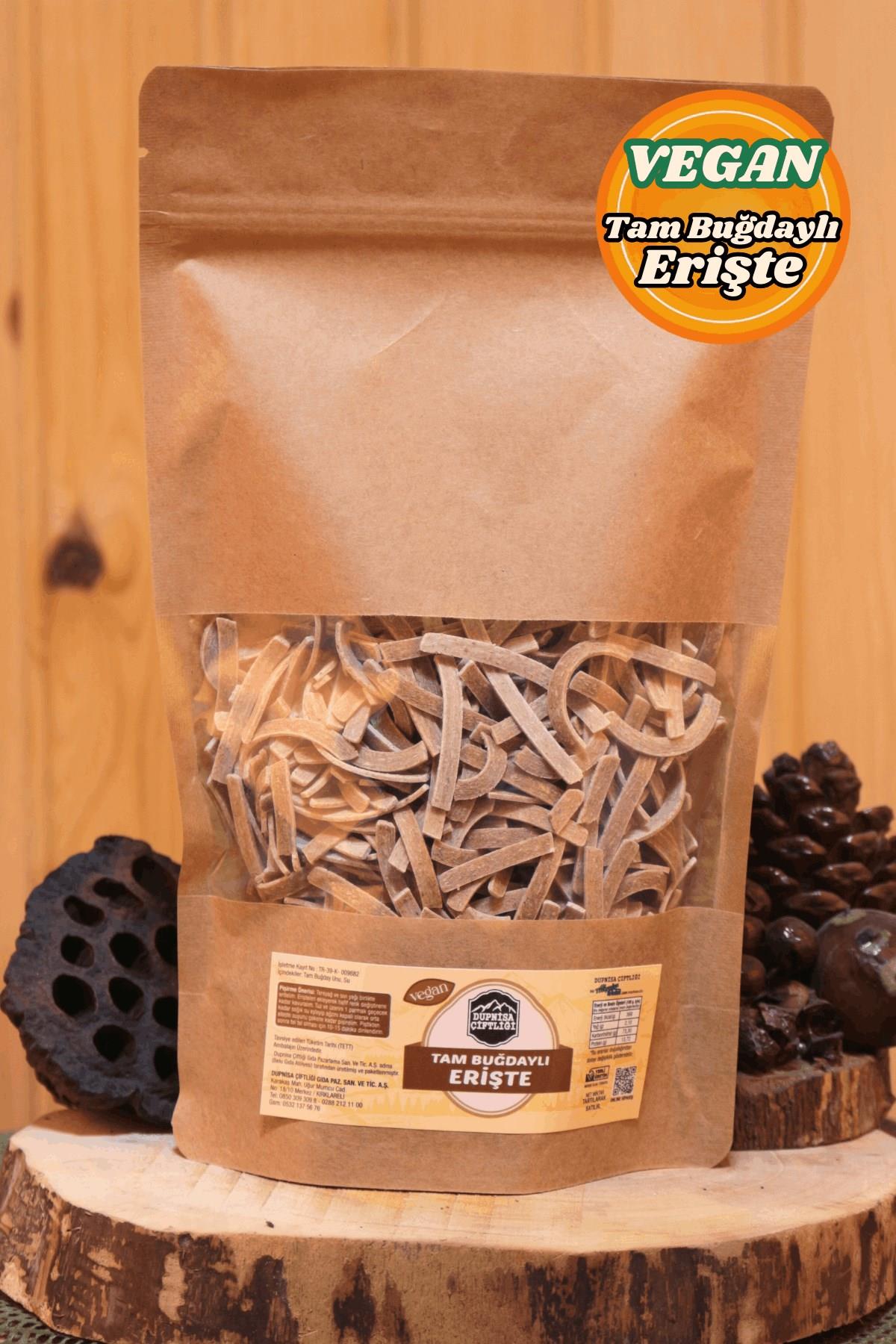 Bebek Ek GıdaDupnisa ÇiftliğiTam Buğdaylı Erişte Sütsüz Ve Yumurtasız Vegan 250g