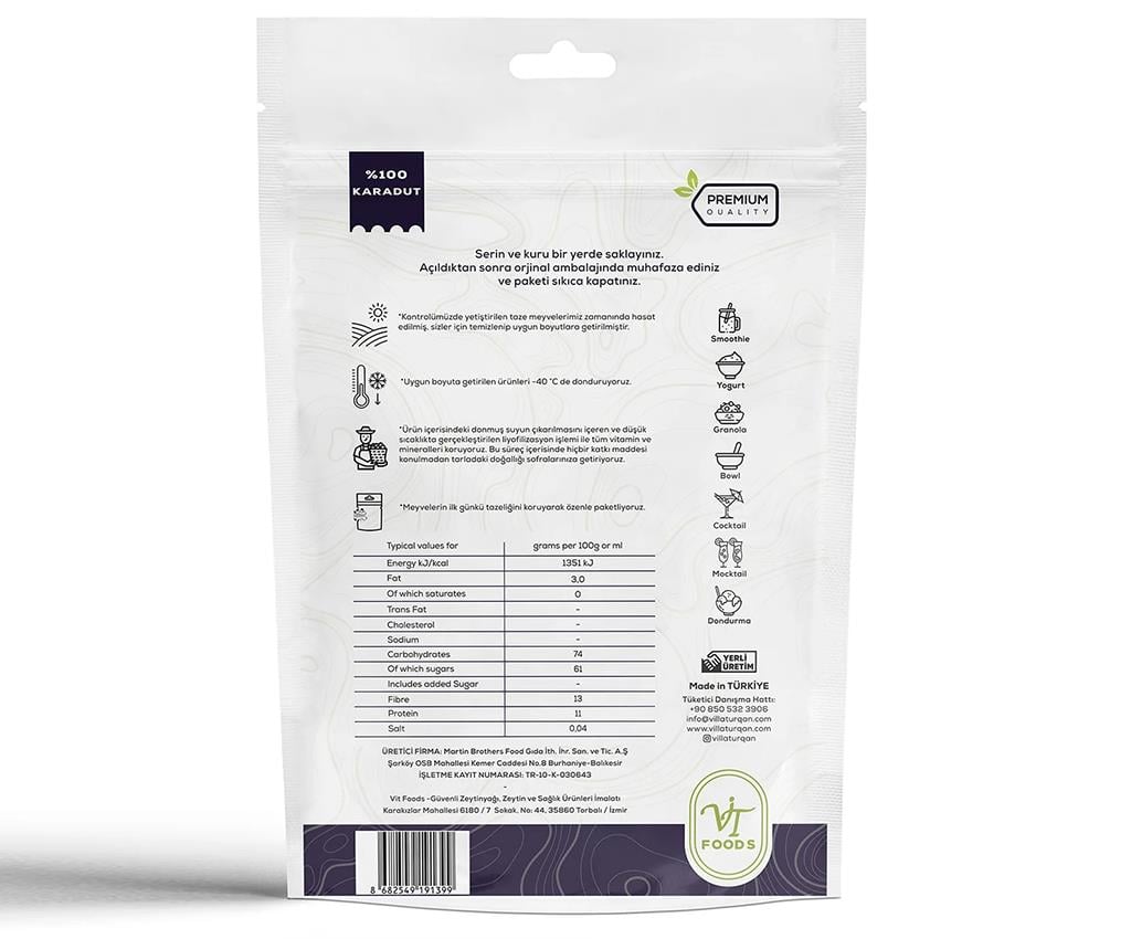 Çıtır Karadut 20g