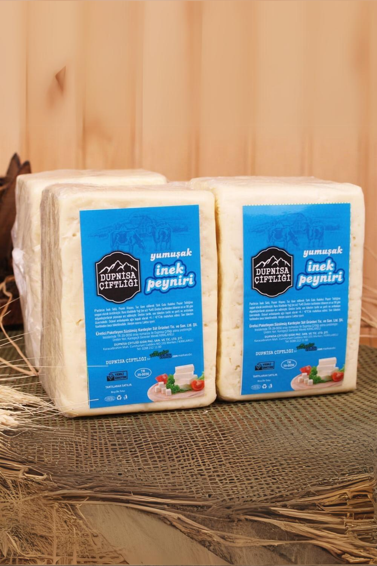 PaketlerDupnisa ÇiftliğiYumuşak İnek Peyniri 3kg