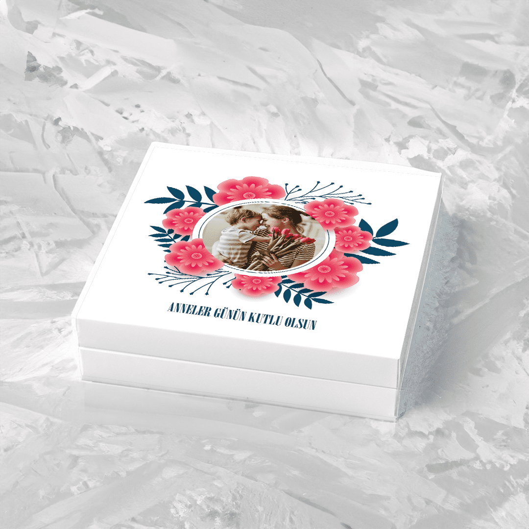 Anneler Günü Hediyesi Fotoğraflı Karışık Special Çikolata & Draje Sunum Kutulu