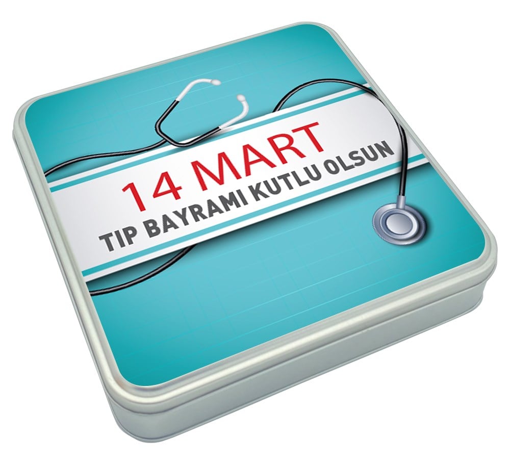 14 Mart Tıp Bayramı Çifte Kavrulmuş Lokum & Draje