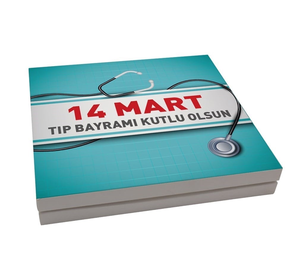 14 Mart Tıp Bayramı Hediye Madlen Çikolata