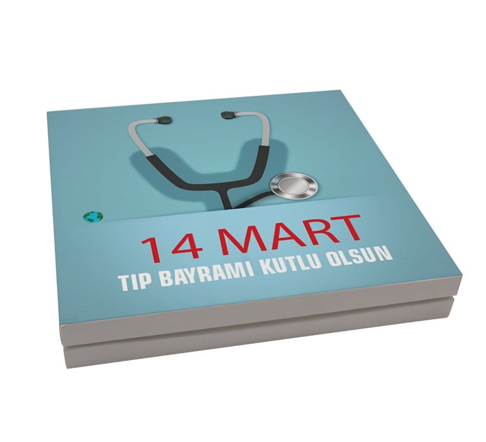 14 Mart Tıp Bayramı Hediyelik Çikolata Madlen
