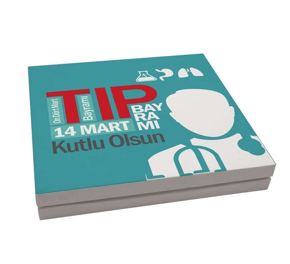 14 Mart Tıp Bayramı Hediyelik Madlen Çikolata