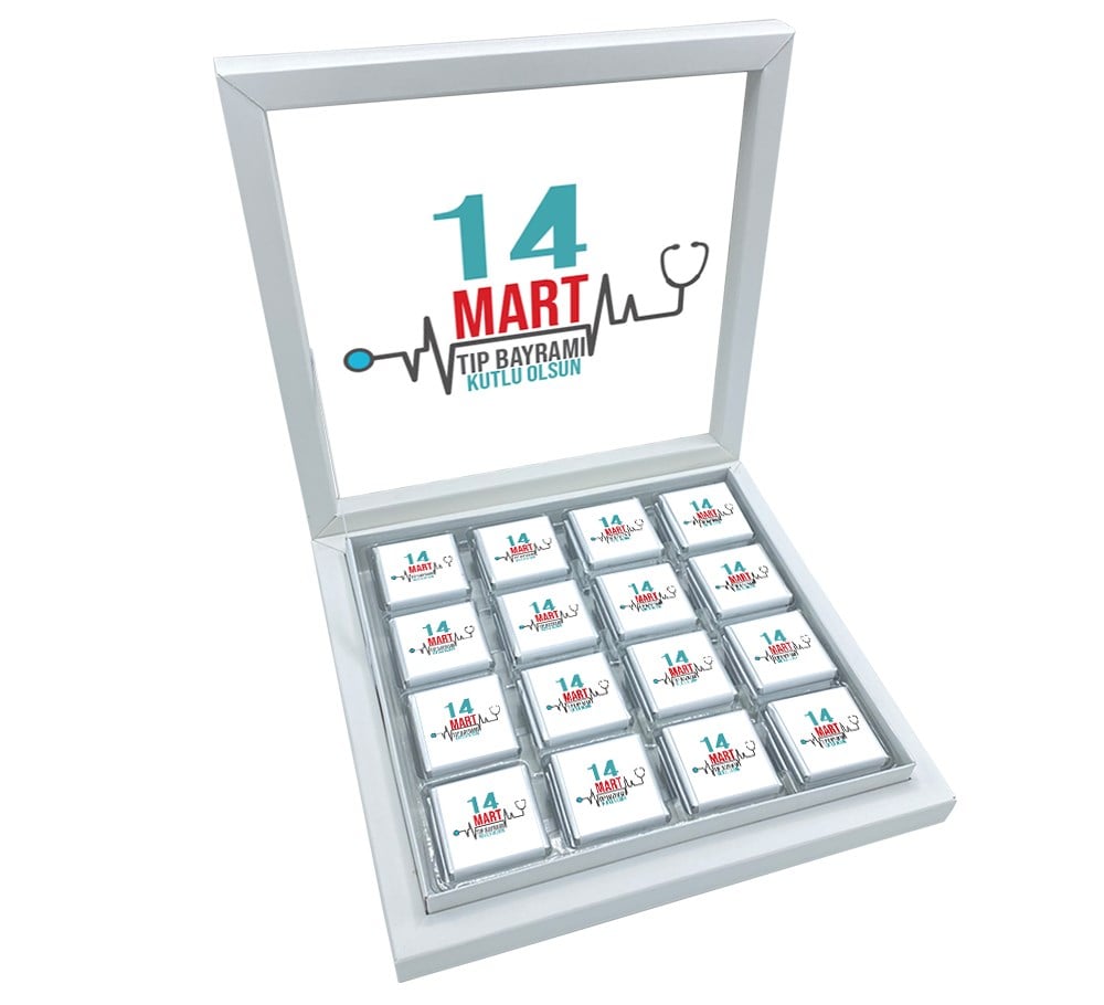 14 Mart Tıp Bayramına Özel Hediye Madlen Çikolata