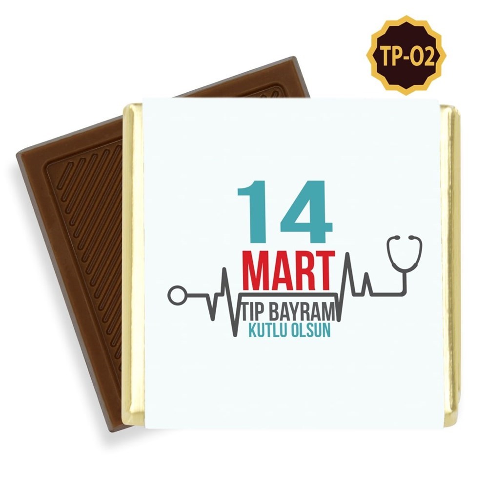 14 Mart Tıp Bayramına Özel Hediye Madlen Çikolata
