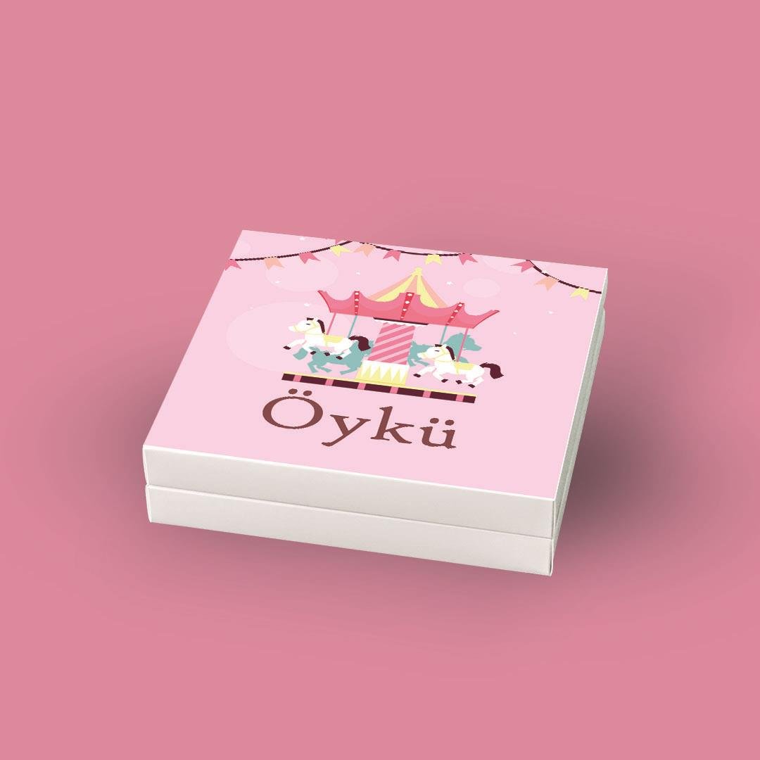 32 Adetli Madlen Kız Bebek Çikolatası Atlı Karınca Desenli