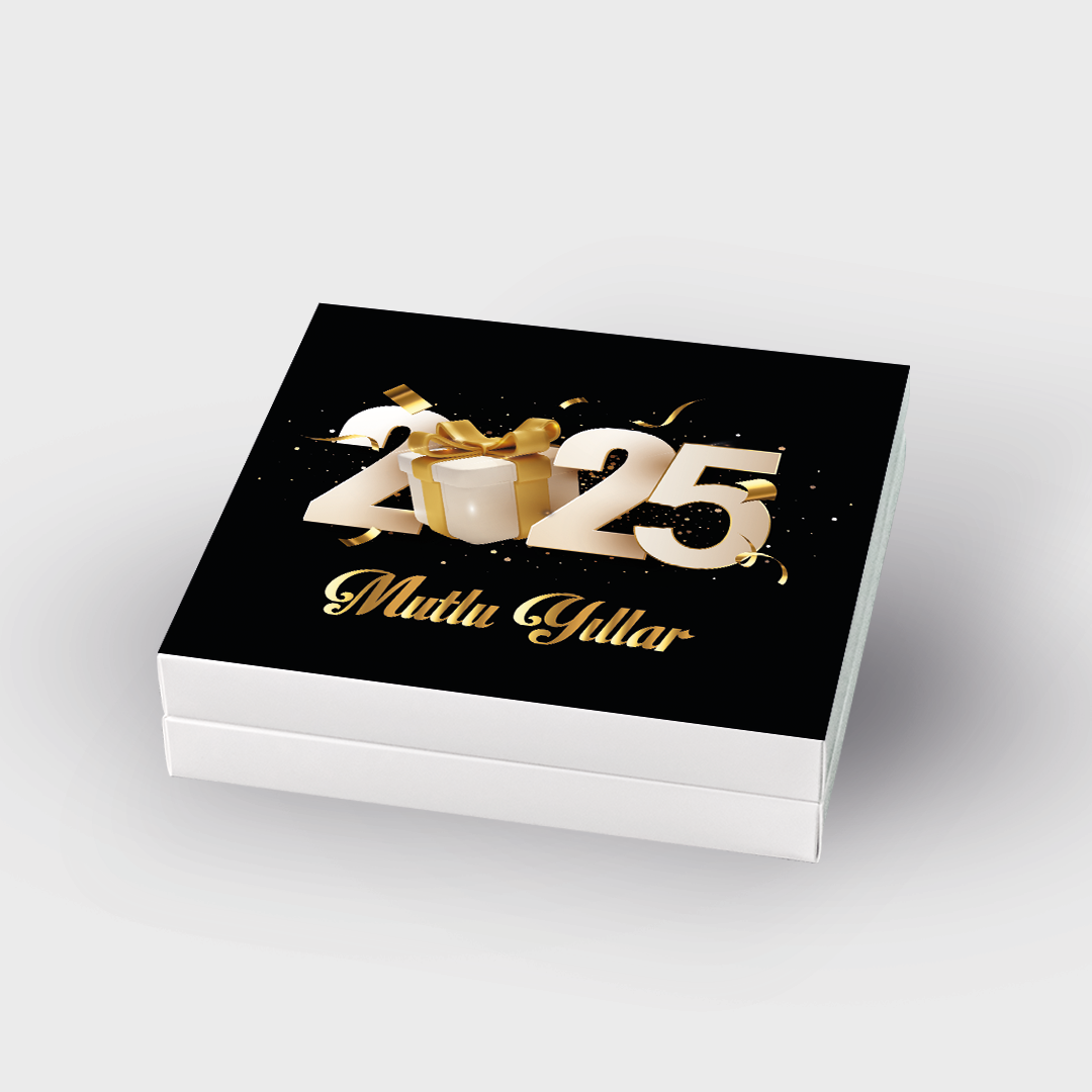 Yılbaşı Hediyeleri Siyah Desenli Special Lokum