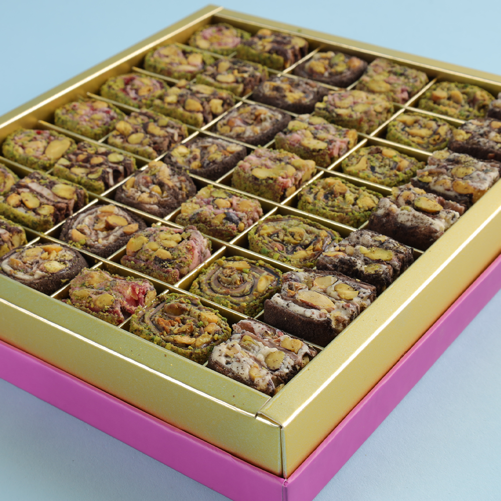 Baklava Lokum ve Şerit Lokum Serisi Osmanlı Kutu