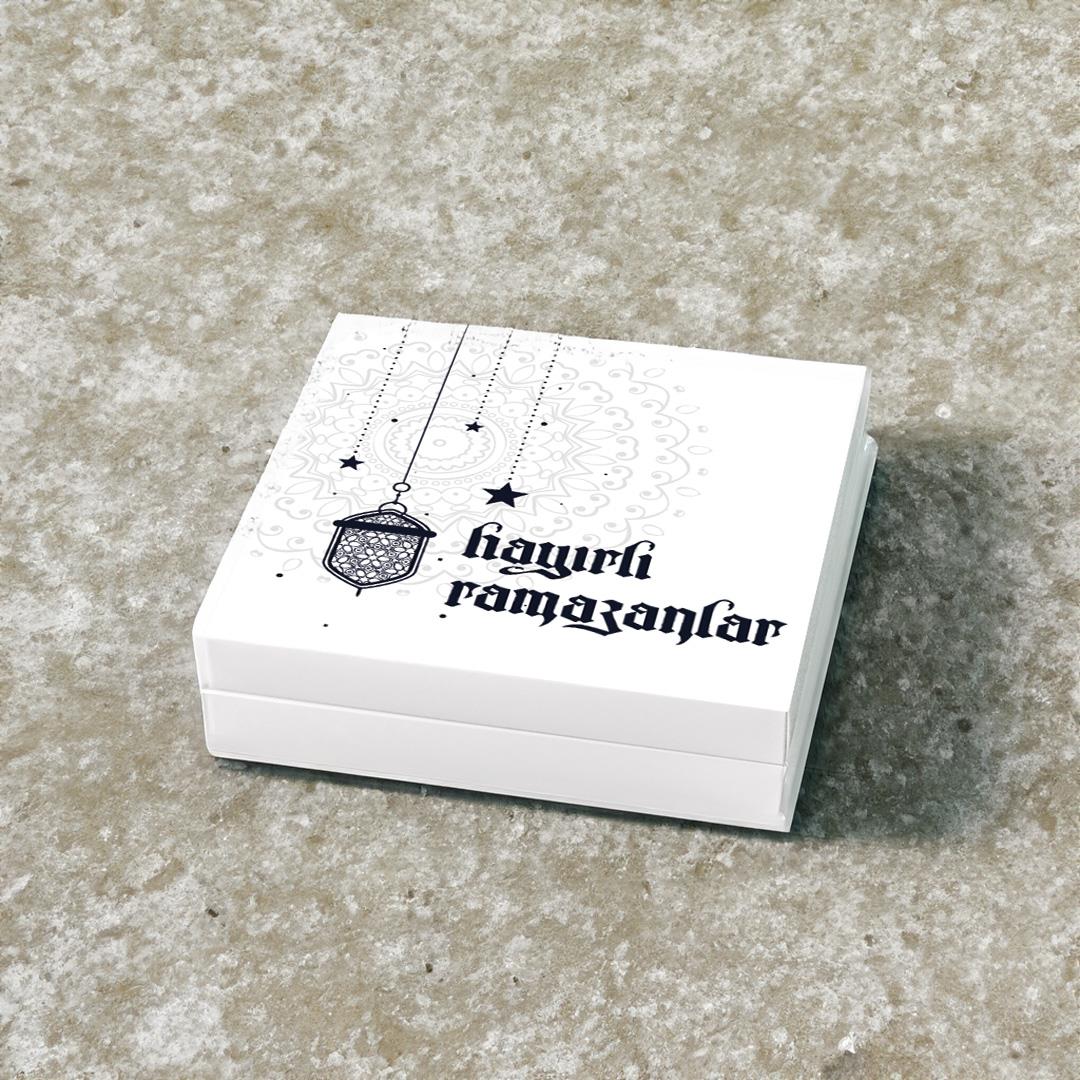 32 Adet Madlen Ramazan Çikolatası Ramazan Fener Desenli