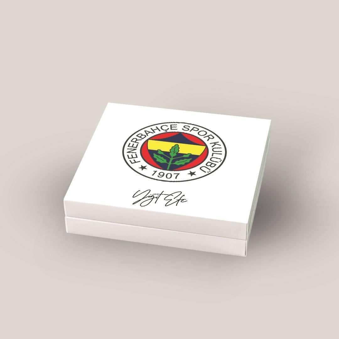 32 Adet Madlen Taraftar Bebek Çikolatası Fenerbahçe Amblem Desenli