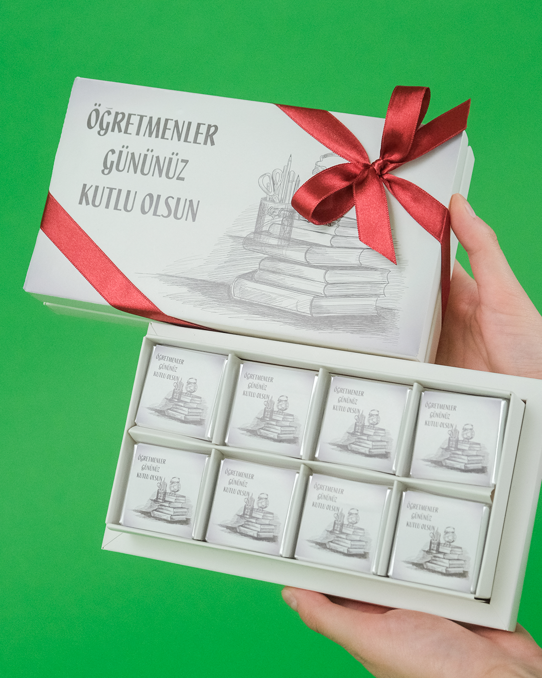 24 Adet Madlen Çikolata Öğretmenler Günü Hediyesi
