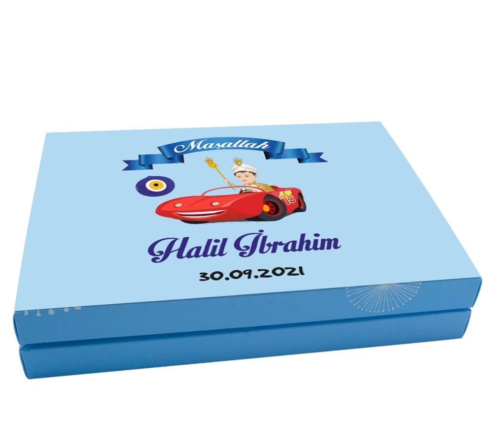 Araba Desenli Sünnet Çikolatası 72 Adet