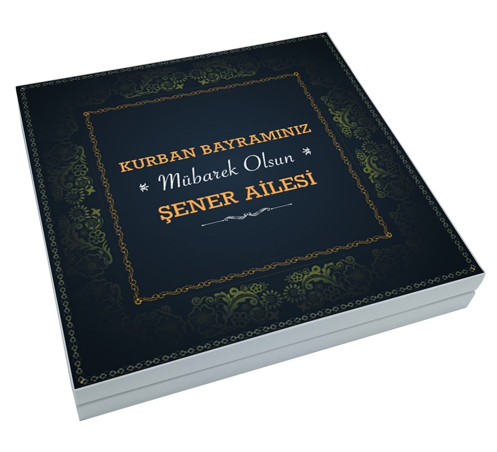 Avangard Desenli Kurban Bayramı Madlen Çikolata 48 Adet