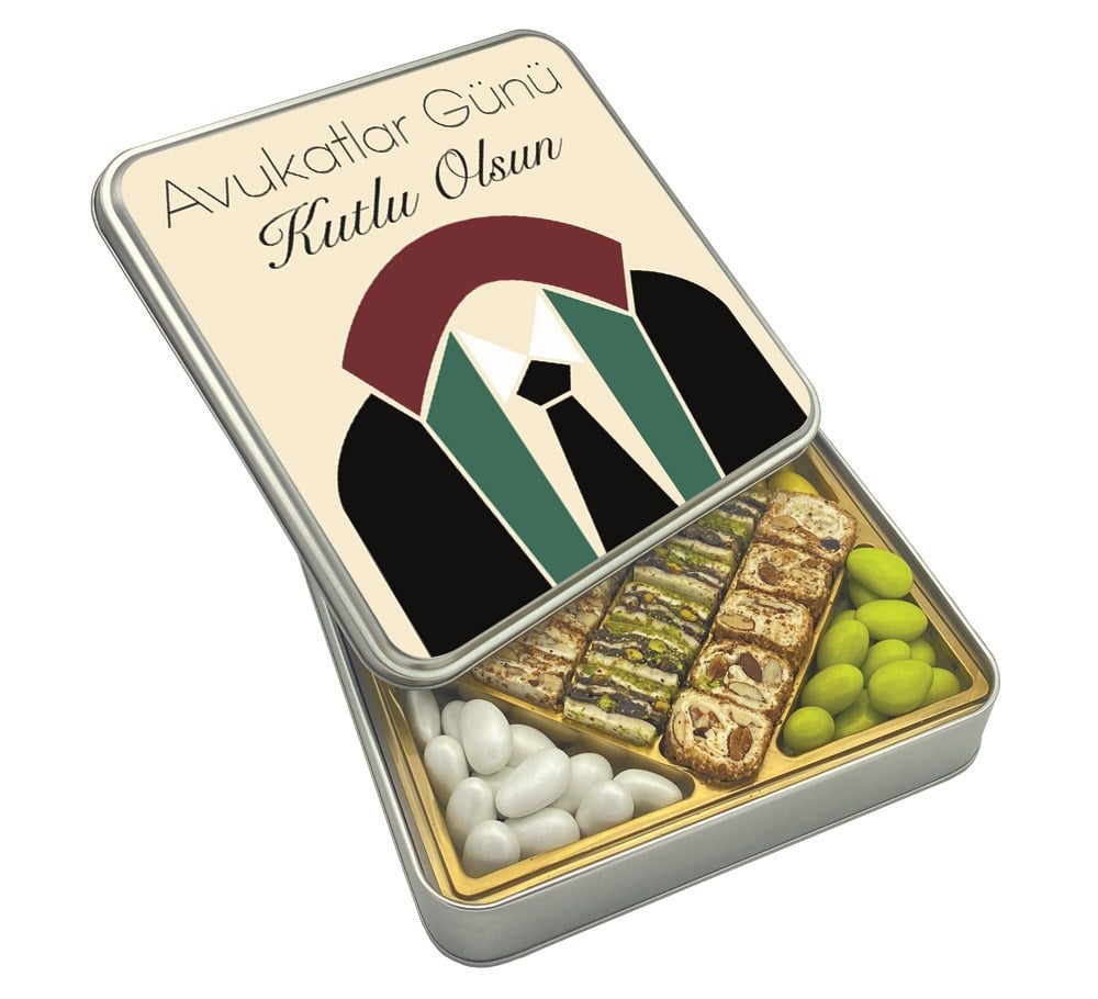 Avukatlar Günü Cübbe Tasarımlı Baklava Lokum & Draje