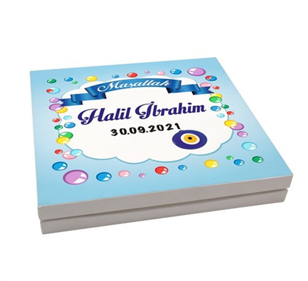 Baloncuk Desenli Sünnet Çikolatası 32 Adet