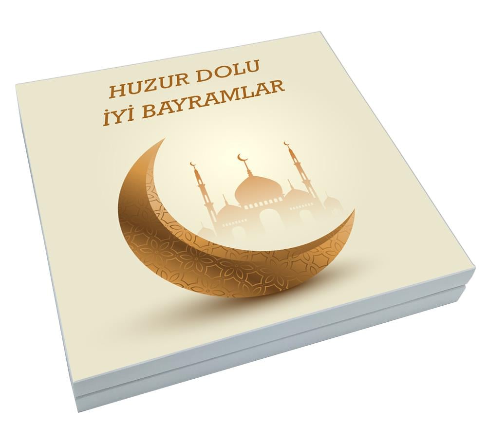 Bayram Hediyesi El Yapımı Çikolata Sunum Kutulu