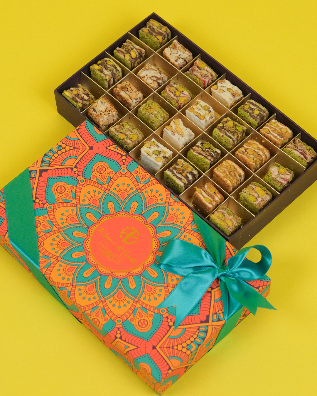 Baklava Serisi Mandala Kutu Öğretmenler Günü Hediyesi