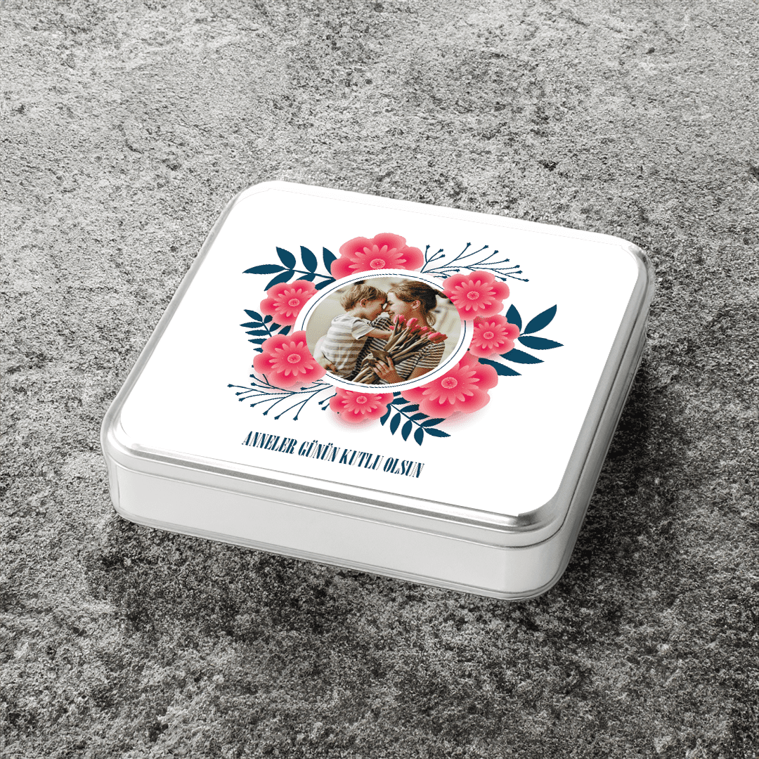 Anneler Günü Hediyesi Fotoğraflı Baklava Lokum & Draje