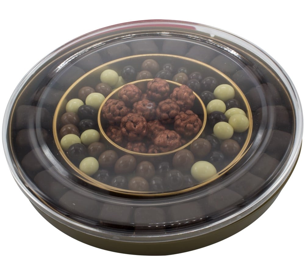 Çikolata Kaplı Fıstıklı Lokum ve Kahveli Draje 510gr.