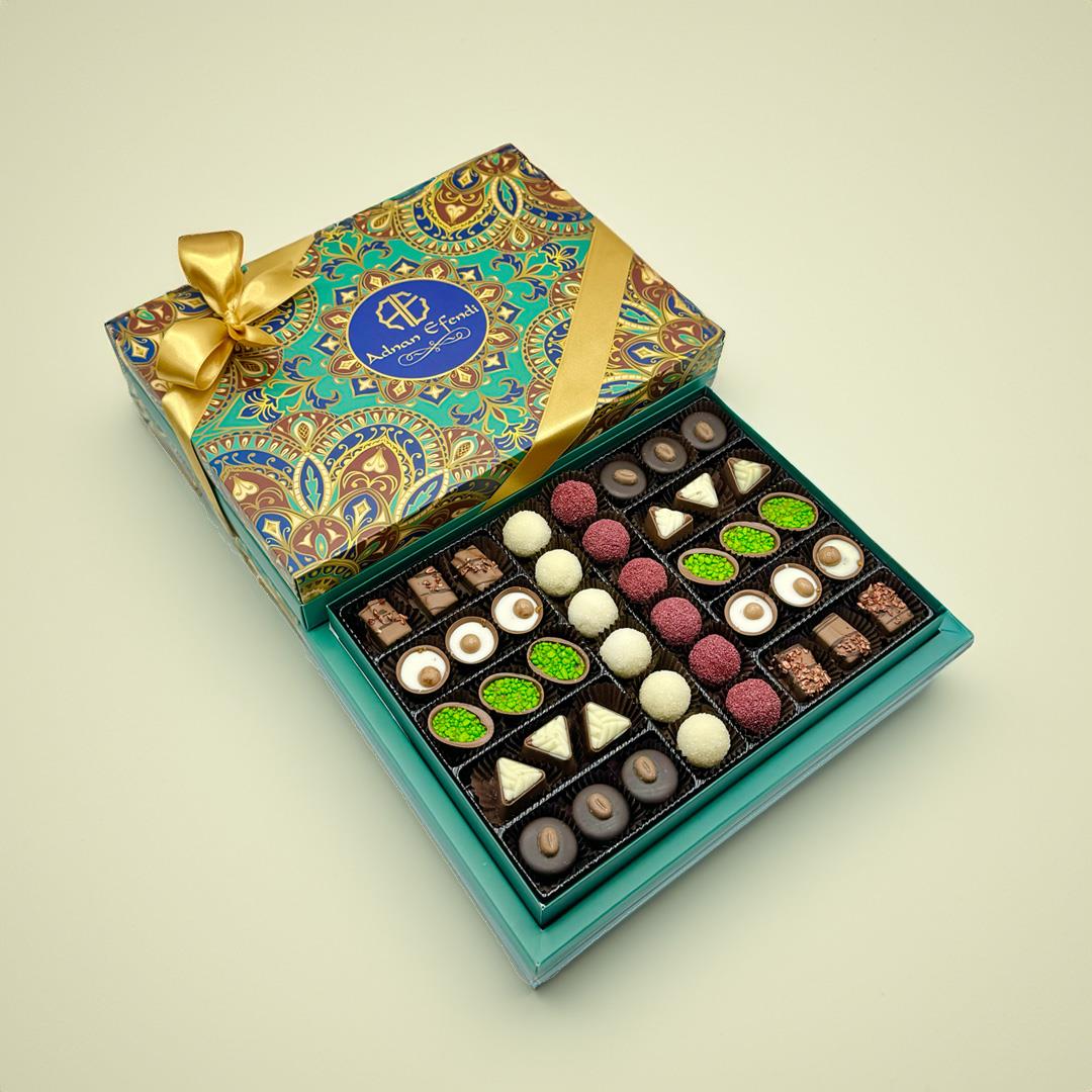 Special Çikolata Kutu - Ekru Kutu