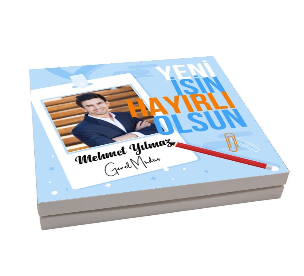 Fotoğraflı Yeni İş Tasarımlı Sunum Kutulu Spesyal Çikolata