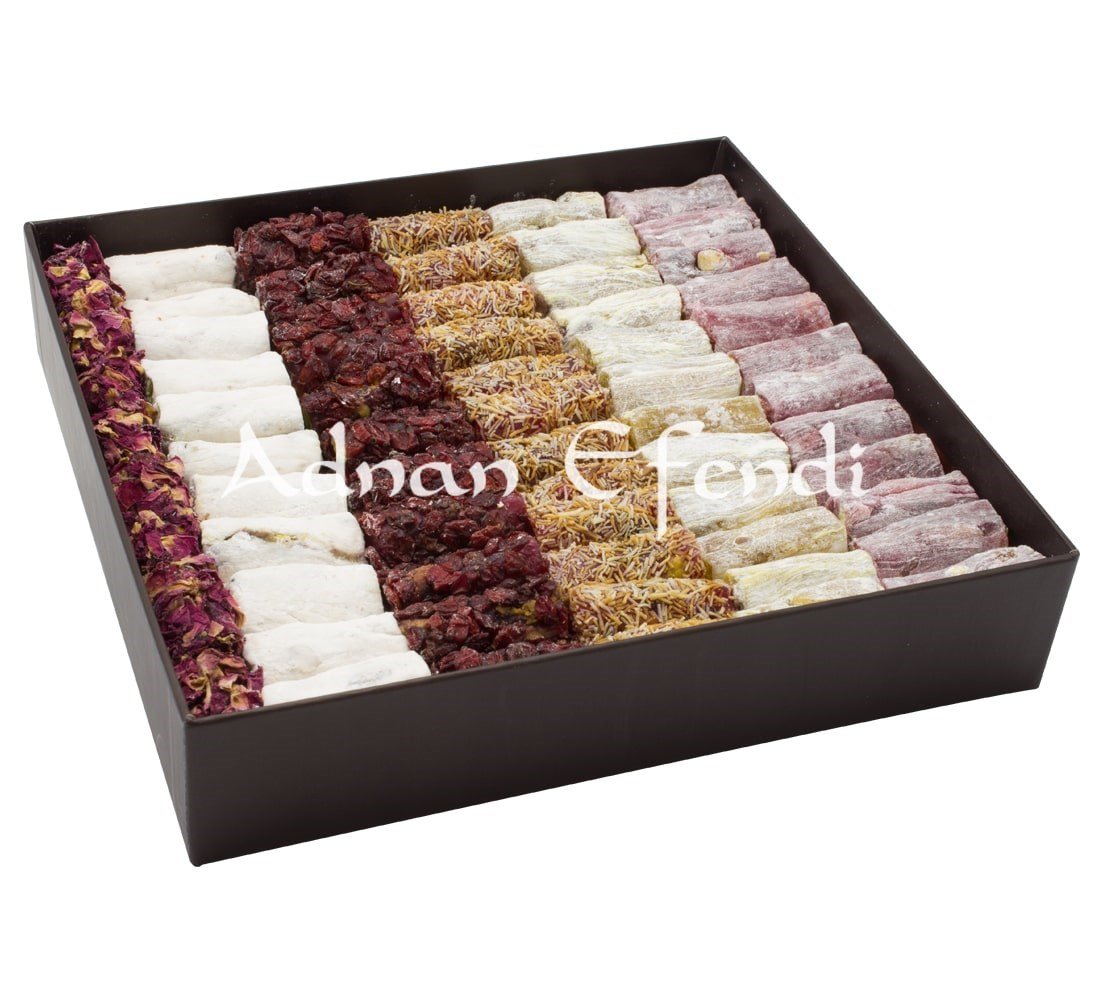 Hediyelik Antep Fıstıklı Karışık Fitil Lokum 680gr