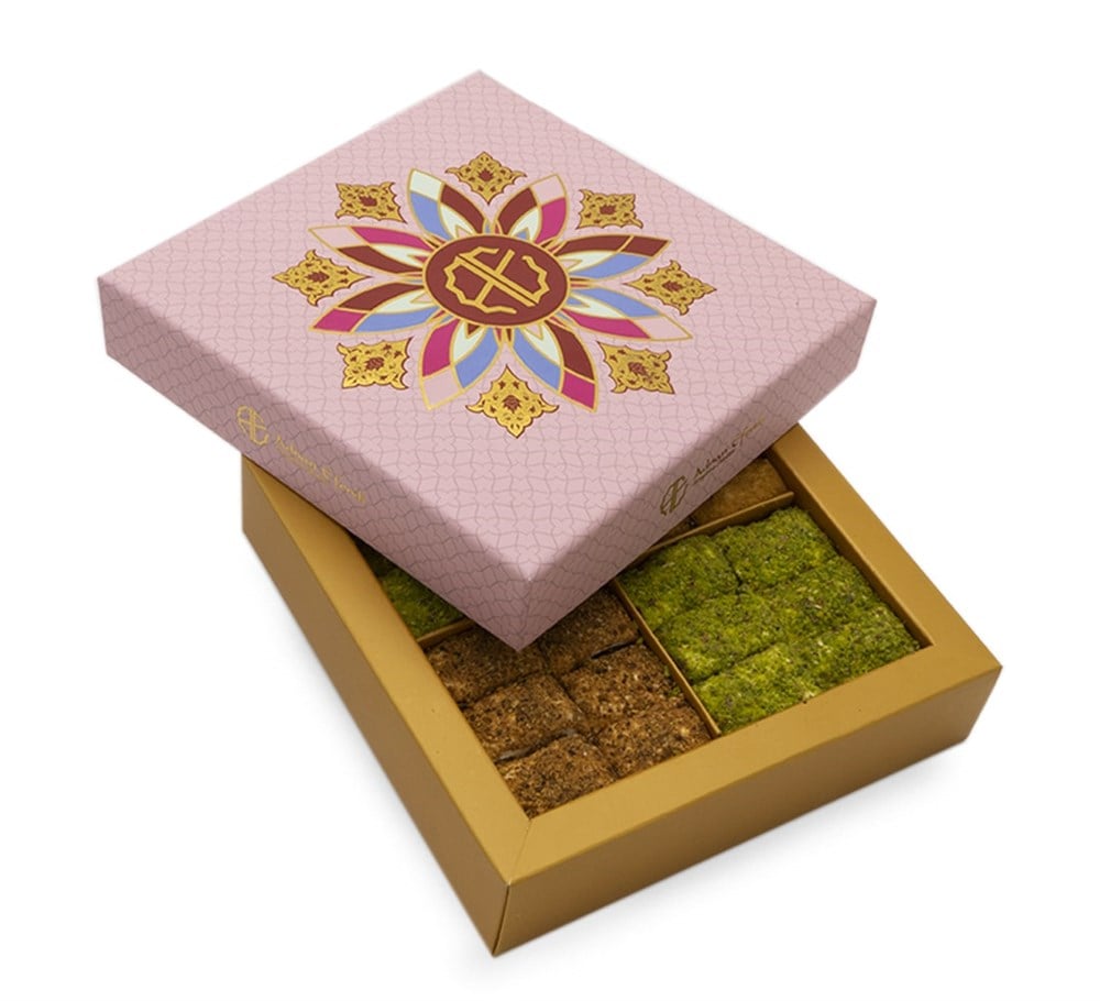 Hediyelik Fuşya Kutu Baklava Lokum