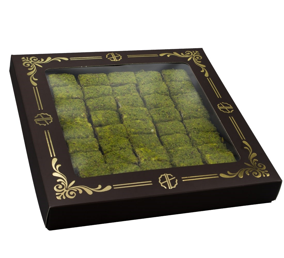Hediyelik Kutu Lokumlar, Antep Fıstıklı Baklava Lokum 824gr.