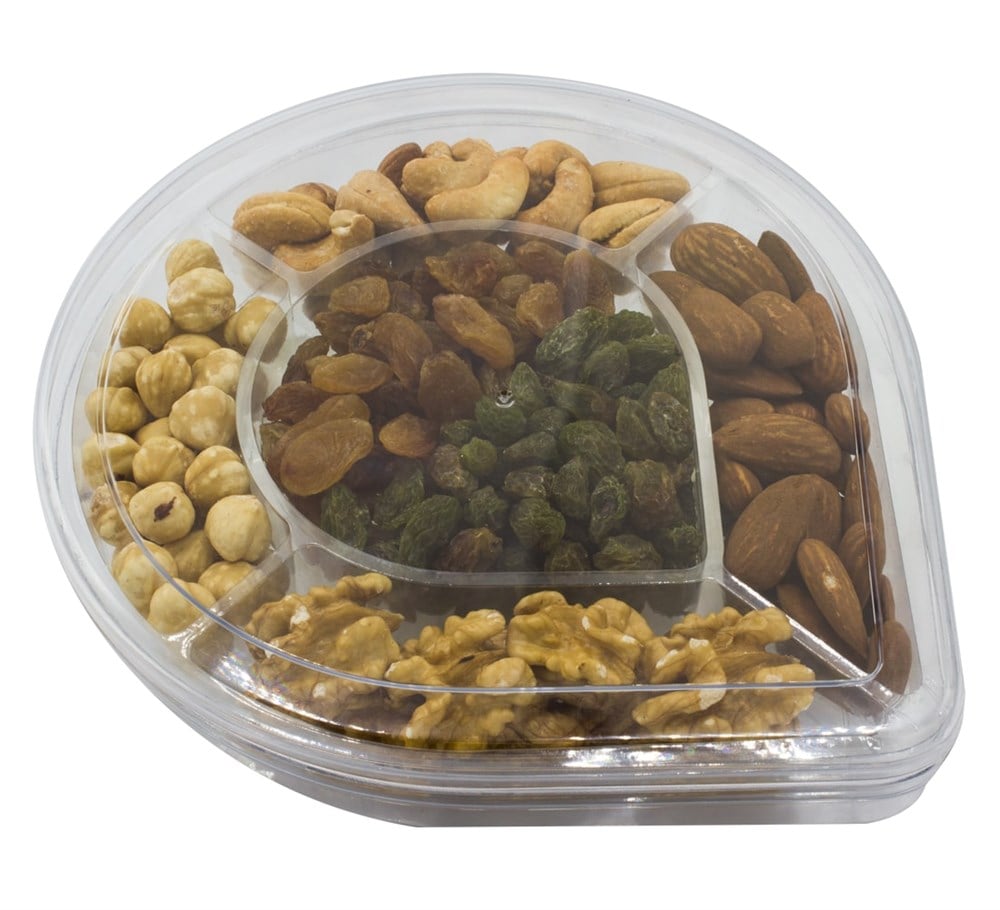 Hediyelik Mini Lüks Kuruyemiş Sepeti 360gr.
