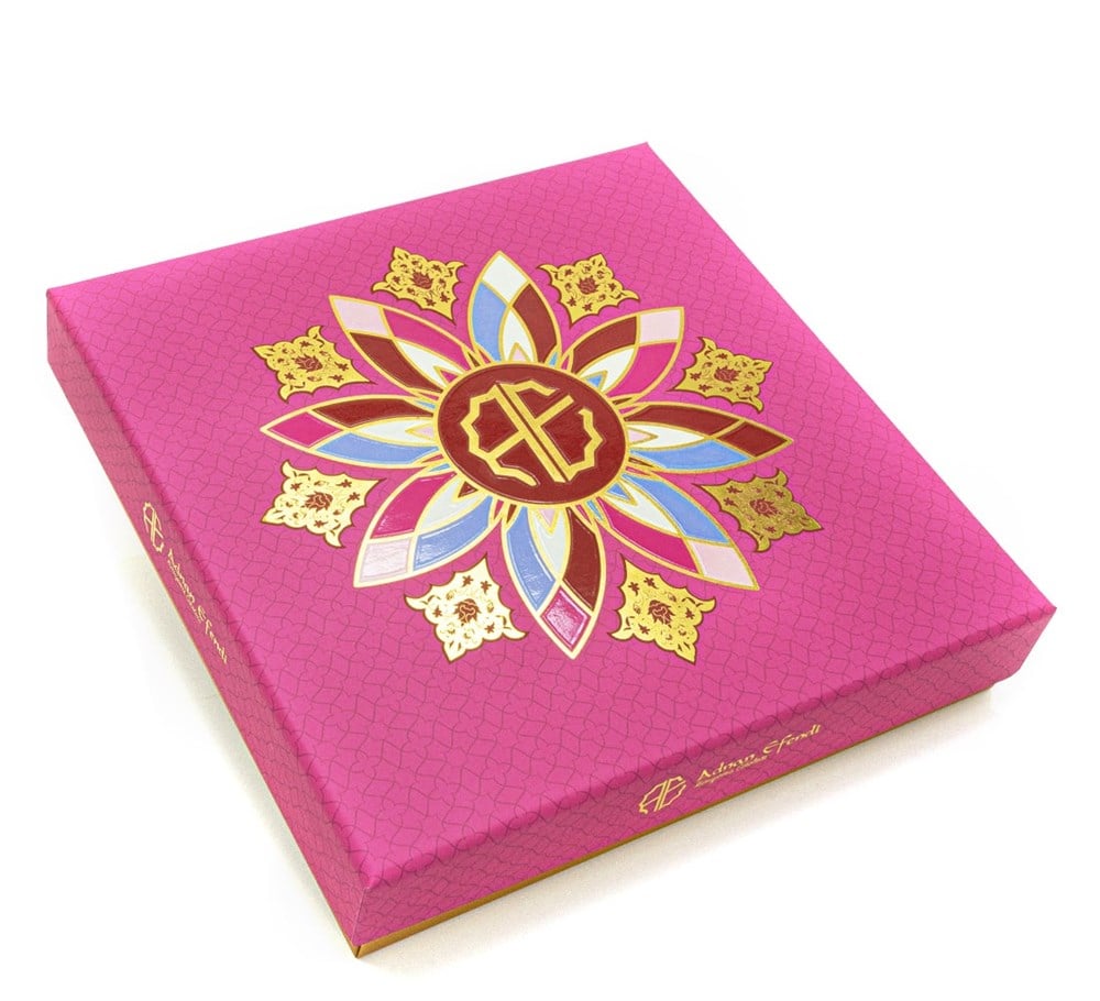 Hediyelik Şerit Lokum Pembe Kutu