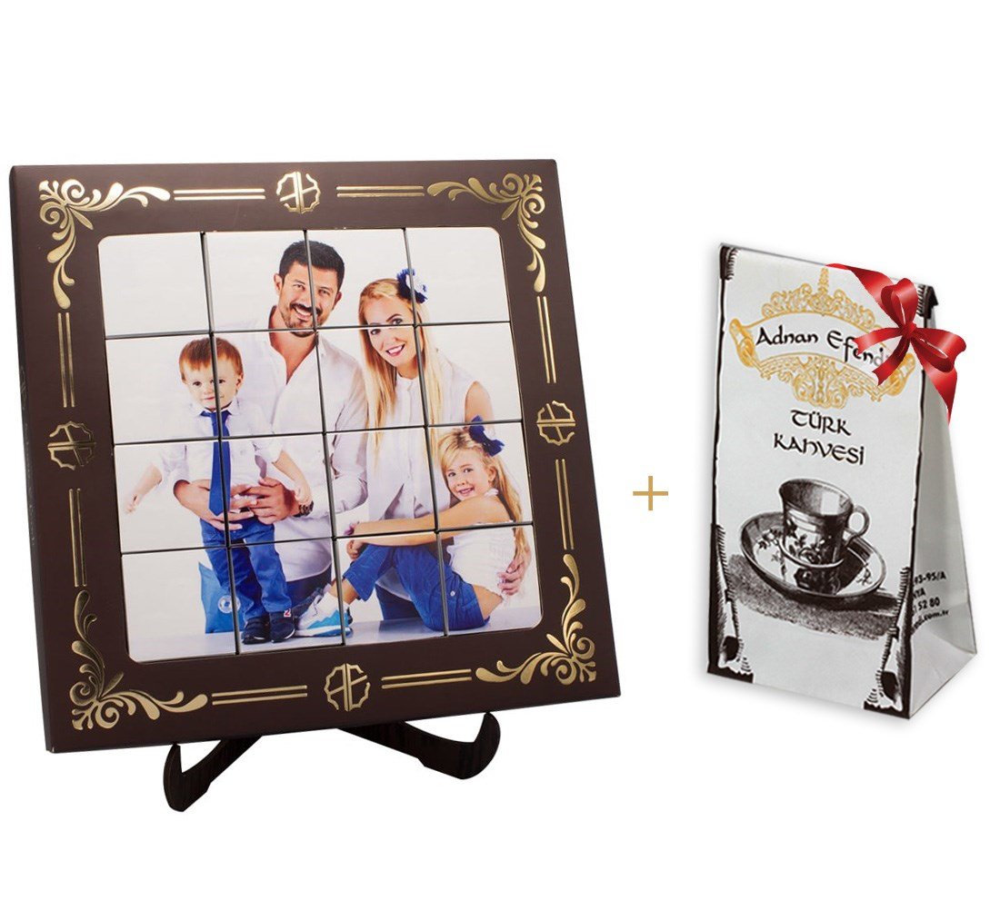Kişiye Özel Yapboz Puzzle Madlen Çikolata (Türk Kahvesi Hediyeli)