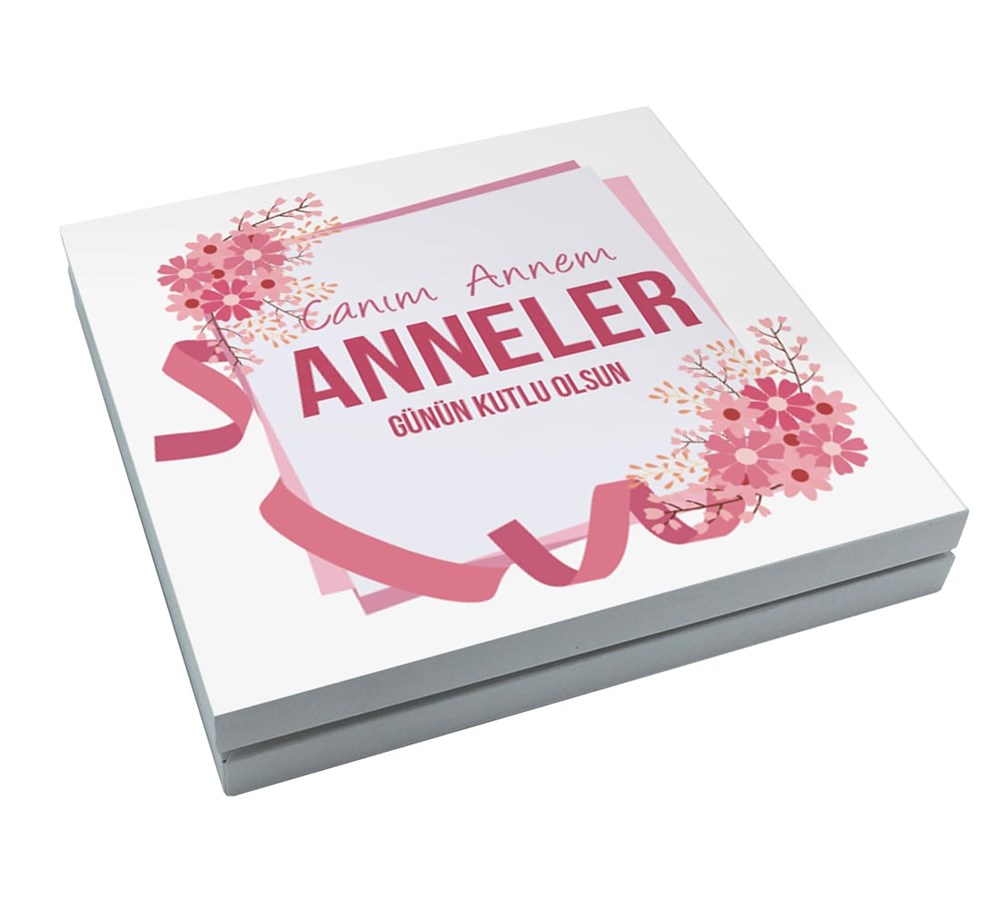 Şerit Desenli Anneler Günü Special Kutulu Lokum