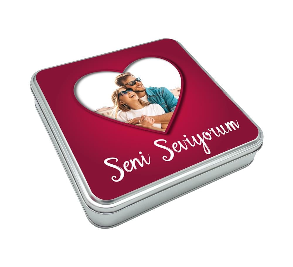 Sevgililer Günü Çikolatası Fotoğraflı Özel Premium Çikolata