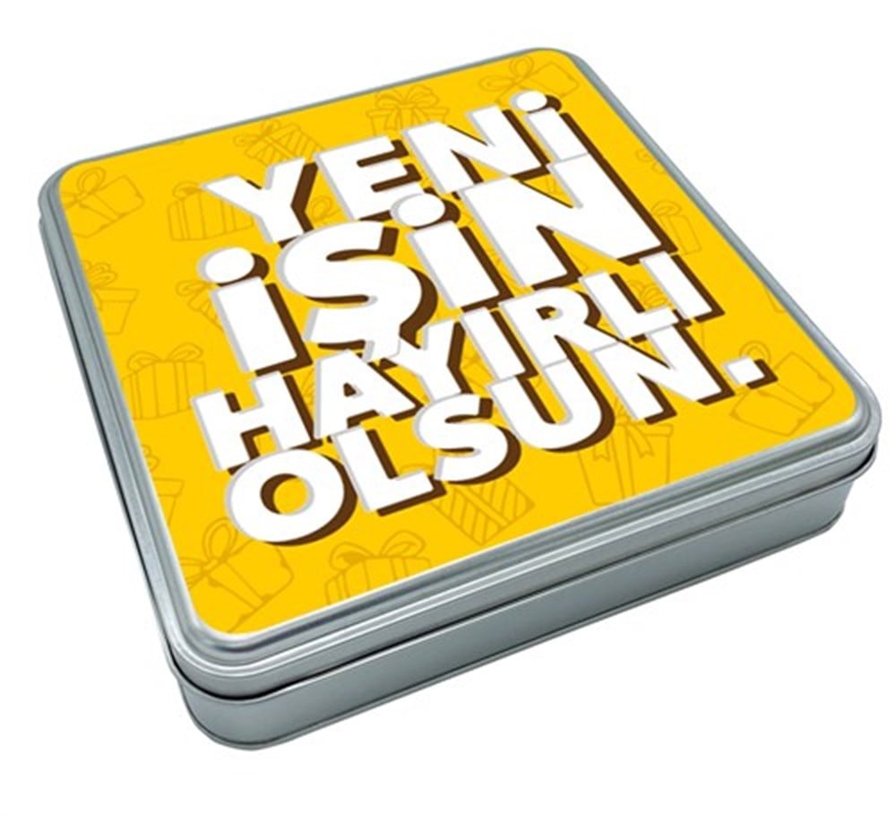 Yeni İş Tasarımlı Madlen Çikolata 32 Adet Metal Kutu