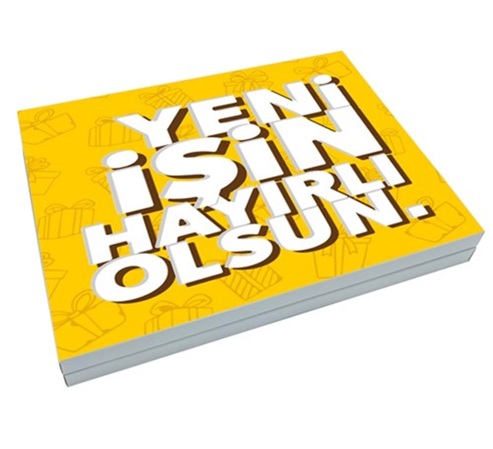 Yeni İş Tasarımlı Madlen Çikolata 48 Adet Sunum Kutulu Büyük
